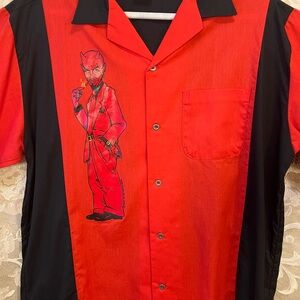 Vintage Devil Bowling Style Shirt